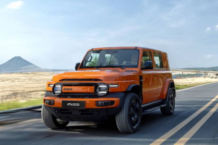 Land Rover defender cina icaur chery