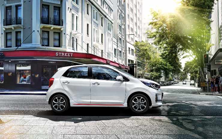 Kia Picanto di colore bianco