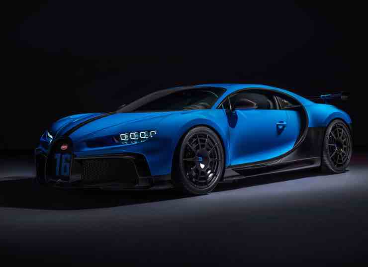 Bugatti Chiron Pur Sport che guaio