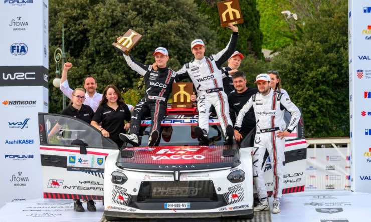 Lancia WRC2 prima vittoria