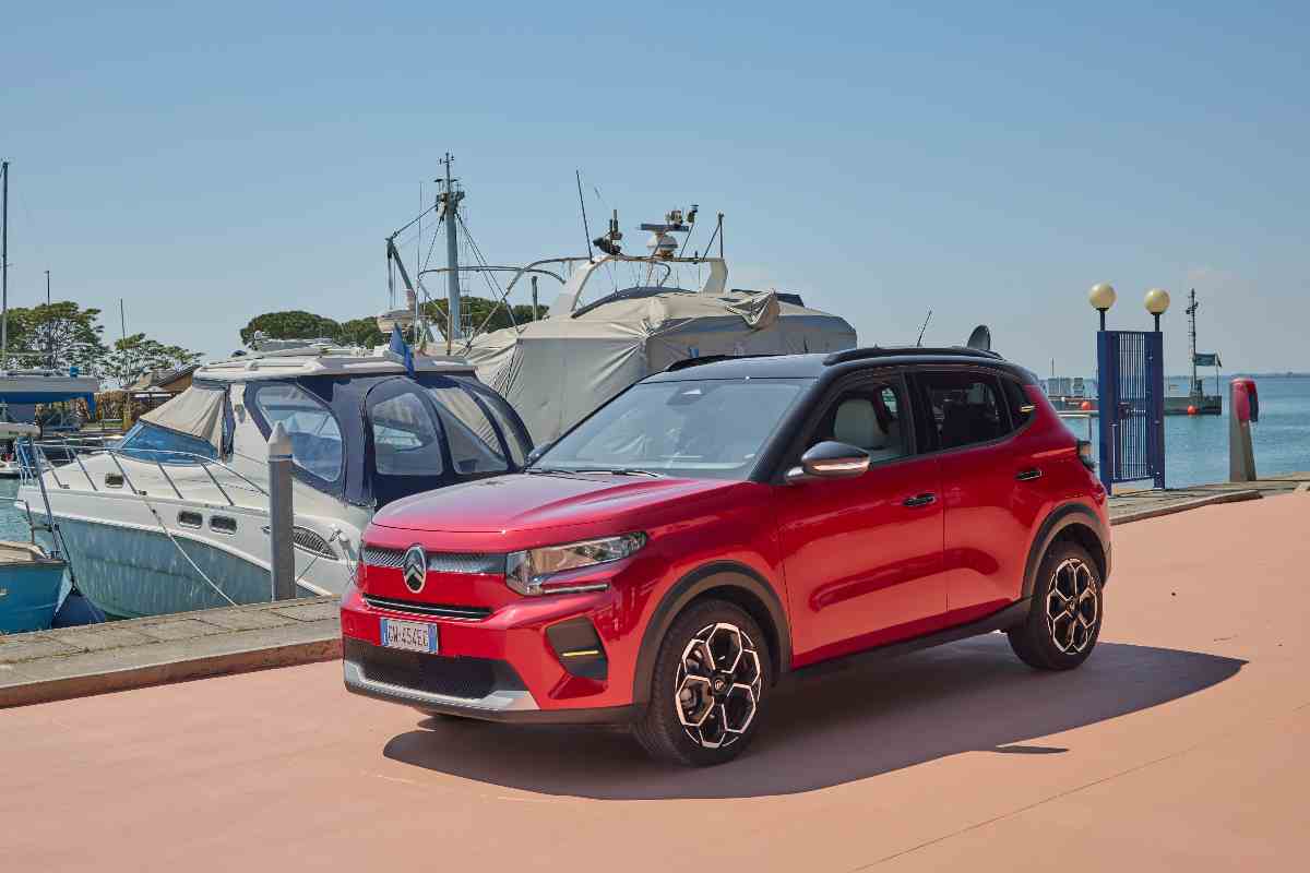 Citroen C3 in primo piano 