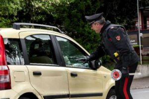 posto di blocco dei Carabinieri