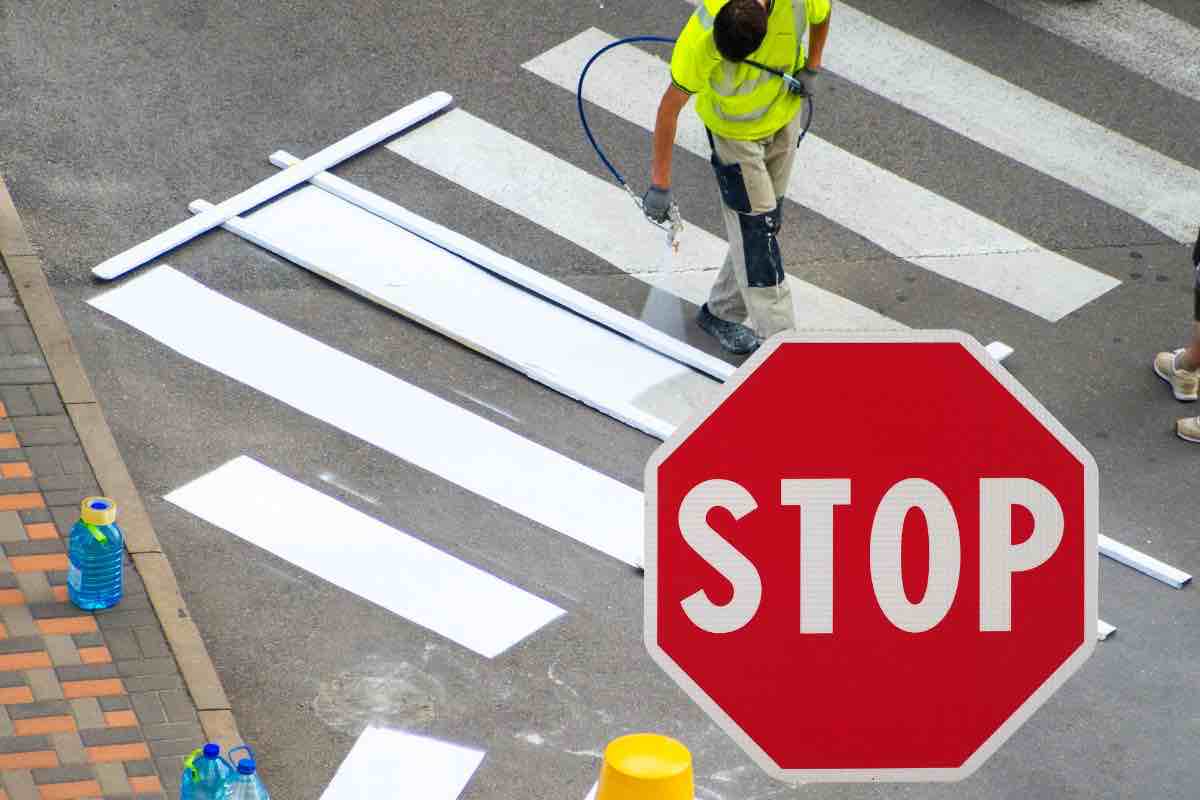 strisce pedonali addio novità